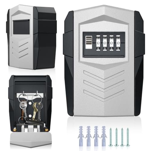 ViperSafe grey heavy-duty 4-digit key lock box