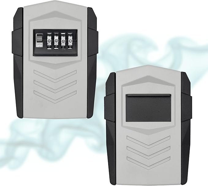 ViperSafe Heavy Duty Key Lock Box Weatherproof Metal Wall Mounted Key Safe Box with 4-Digit Combination, Secure Outdoor Lockbox for Home, Office, Apartment, Airbnb - Holds up to 10 Keys product image ViperSafe Heavy Duty Key Lock Box Weatherproof Metal Wall Mounted Key Safe Box with 4-Digit Combination, Secure Outdoor Lockbox for Home, Office, Apartment, Airbnb - Holds up to 10 Keys product image