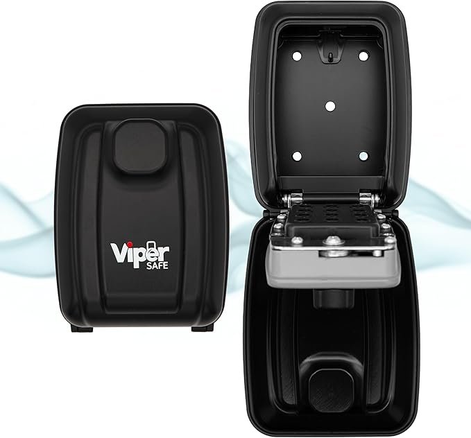 ViperSafe Key Safe Wall Mounted Outside, High Security 12-Digit Combination Lock Box, Professional Weatherproof Key Hider with Large Capacity, Durable Alloy Security Box for Home, Garage & Office product image ViperSafe Key Safe Wall Mounted Outside, High Security 12-Digit Combination Lock Box, Professional Weatherproof Key Hider with Large Capacity, Durable Alloy Security Box for Home, Garage & Office product image